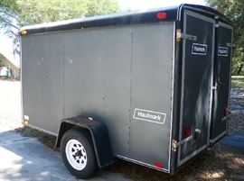 Haulmark Trailer 10' x 6' , single axle , NEW Tires, Wiring.