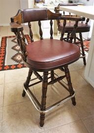 Several bar stools