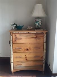 Birch and Pine chest of drawers