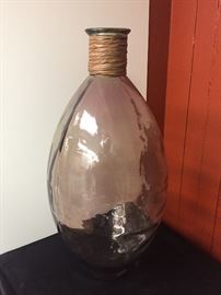 decorative glass jar