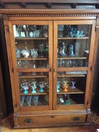 Antique dining room cabinet
