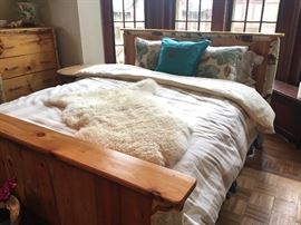 Pine and Birch Queen Size Bed. There are many pieces available to this set.