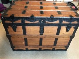 Large rustic trunk