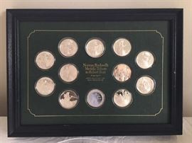 Norman Rockwell silver coins