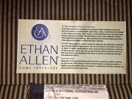 Sofa Ethan Allen label