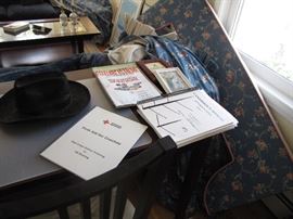 cornice with matching drapes and batiste inside curtains - ready for hanging -complete with rods, etc.