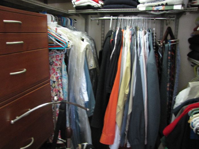The closet structure - drawers, shelves, structure to attach to your closet brings organization to an area very hard to organize - the entire structure about $230 - original cost almost into four figures.