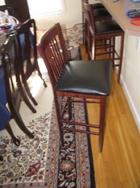 stools for pulling up to the kitchen counter - four in all in great condition