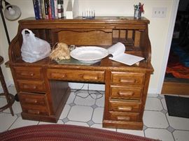 Everyone wants a roll top desk. How many can have a solid wood desk which is substantial, beautiful and in great condition