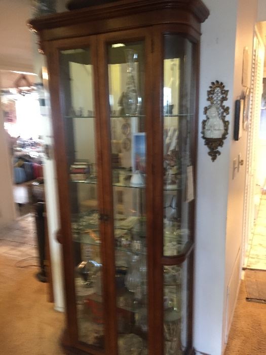 China Display Cabinet with light