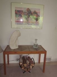 Contemporary Console Table, matching coffee table 