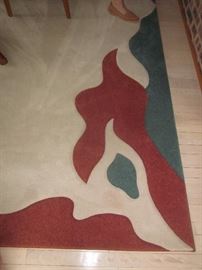 Custom Wool area rug, 9'10 X 12'3