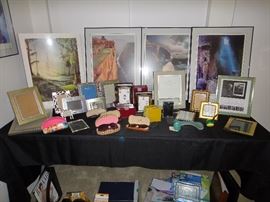  Loyal "Bud" Chapman collection of 18, 9 framed, 9 unframed. Individual Picture Frames 