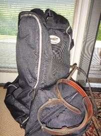 Brook Side Travel bag, Riding Helmet and Boots 