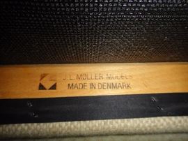 Teak Moller Chairs, 4 matching 