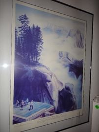 Loyal "Bud" Chapman collection of  18 Infamous Golf Holes, 9 framed, 9 unframed. All Signed  by Artist. 