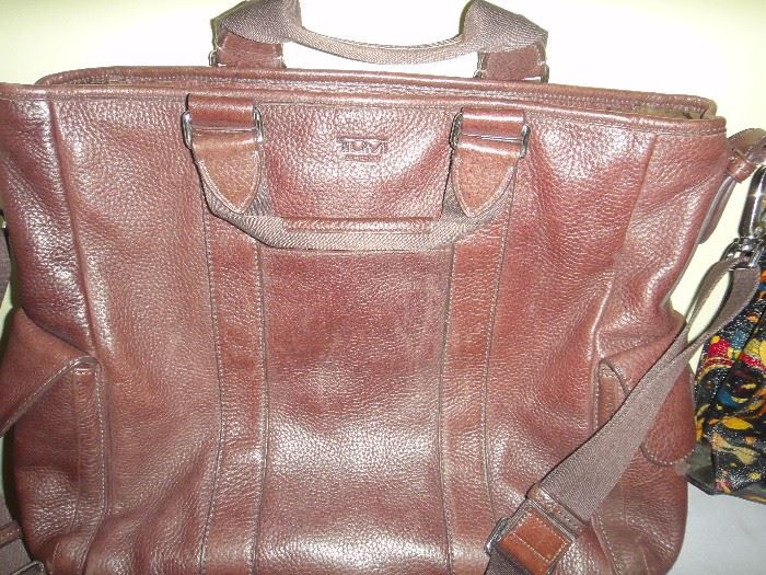 Tumi Leather Brief case 