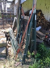 Brand new and used steel post