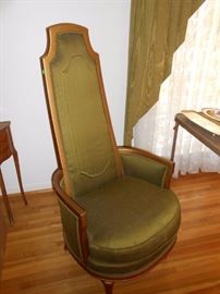 Key City custom upholstered chair