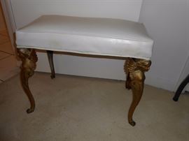 nice heavy vanity bench