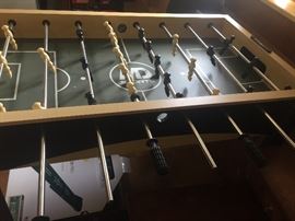 Foosball soccer table