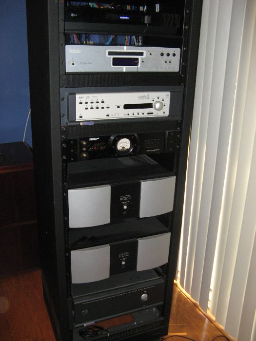 Component Audio Visual Units and Component Rack