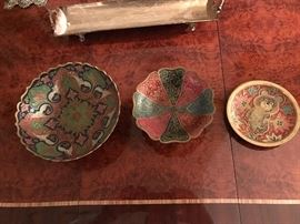 Bowls and plates soviet  metal