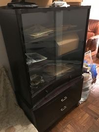 Chia cabinet Midcentury  black