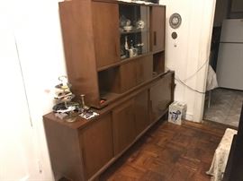 China cabinet midcentury  brown