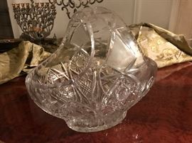 Crystal bowl large