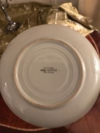 Japanese plates porcelin  mark