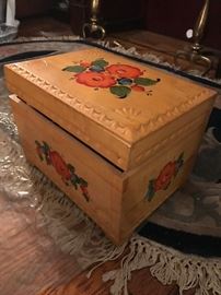 Keepsake box soviet  wood