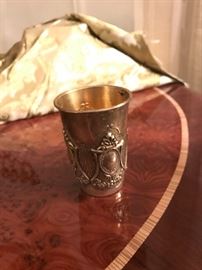 Kiddush cups silver