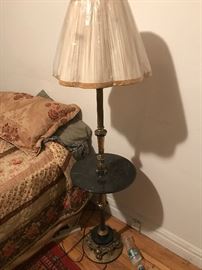 Lamp with table
