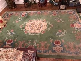 Rug large  green