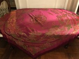 Silk table cloth