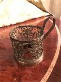 Tea cup holders soviet