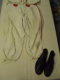 Pevely uniform and cleat shoes