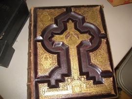 Large ornate book cover