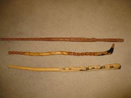 Carved canes
