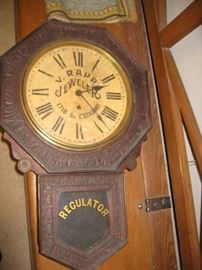Regulator by V Rapp Jeweler clock