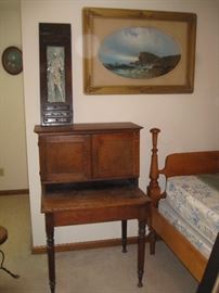 Vintage 2-door secretary/style desk