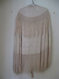 Chinese embroidered cape/shawl for: Ruth Bryan Owen - appointment as minister to Denmark