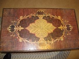 Vintage fold up table top