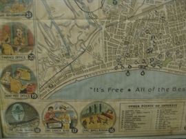 Map of Soldier's Paradise Riviera Recreational Area             
               Nice, France