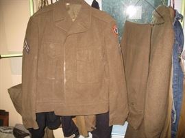 Uniform with pants