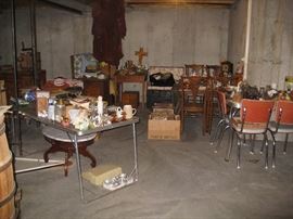 View of misc in basement