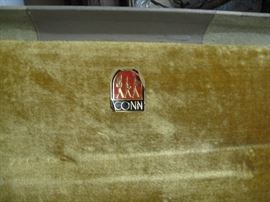 Conn Trumpet label on case