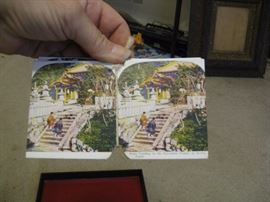 Stereoscope picture cards 