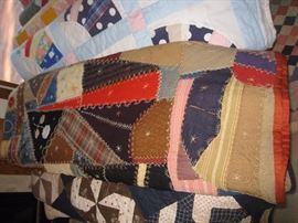 Feather Stitch vintage quilt